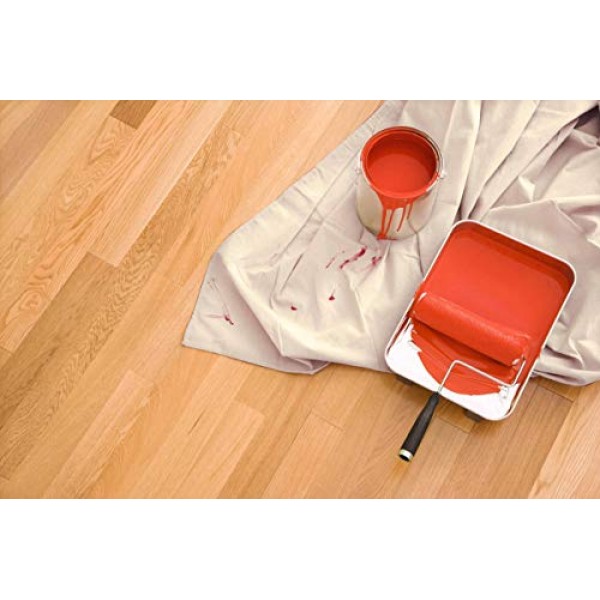 Canvas Drop Cloth Size 6x 9 8oz, 100% Cotton - for All Purpose...