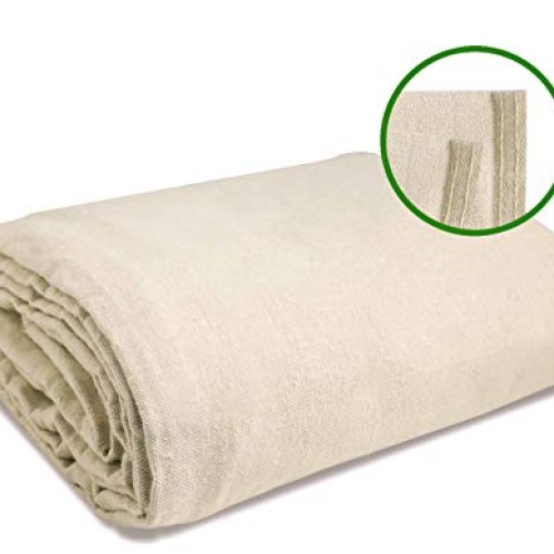 Canvas Drop Cloth Size 6x 9 8oz, 100% Cotton - for All Purpose...