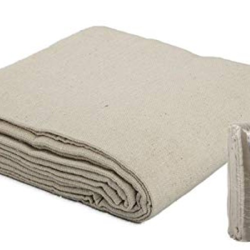 Canvas Drop Cloth Size 6x 9 8oz, 100% Cotton - for All Purpose...