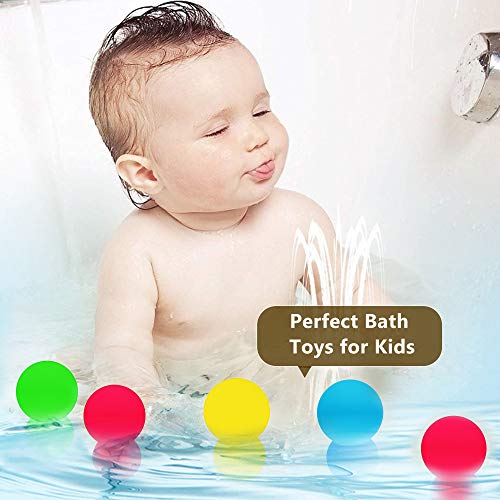 Chakev Floating Pool Lights, 16 Colors Pond LED Ball Lights with R...