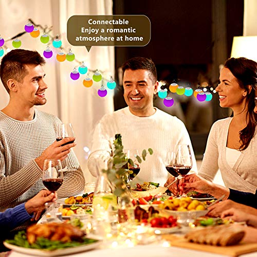 Chakev Floating Pool Lights, 16 Colors Pond LED Ball Lights with R...