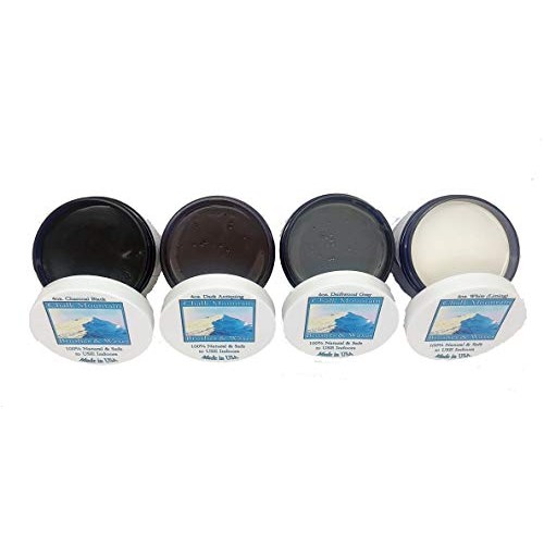 Chalk Mountain Brushes 4 Pack 100% All Natural 4oz Antiquing Wax K...