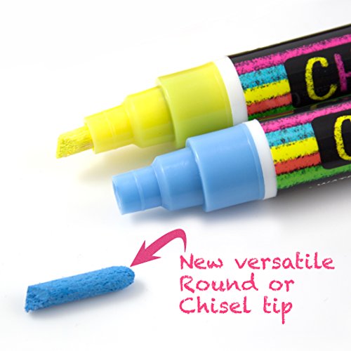 Chalk Markers by Fantastic ChalkTastic Best for Kids Art, Chalkboa...