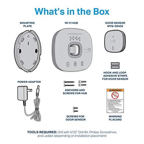 Chamberlain MYQ-G0401-E Garage-Door-Openers, White
