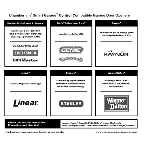 Chamberlain MYQ-G0401-E Garage-Door-Openers, White