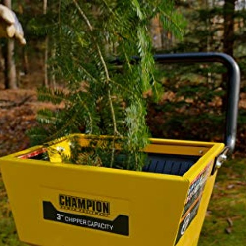 Champion Power Equipment 200905 3-Inch Portable Chipper-Shredder w...