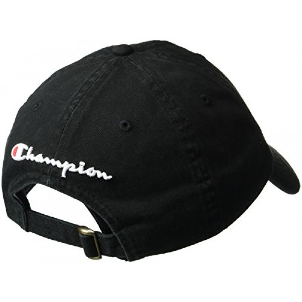Champion Mens Father Dad Adjustable Cap, black, OS
