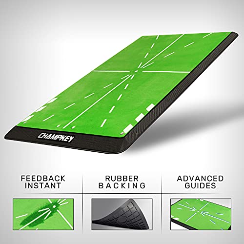 CHAMPKEY Premium Impact Golf Mat 1.0 Edition | Path Feedback Golf ...