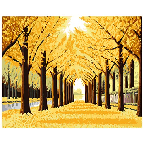 Changeshopping DIY Paint by Number, Adult Oil Landsacpe Painting A...