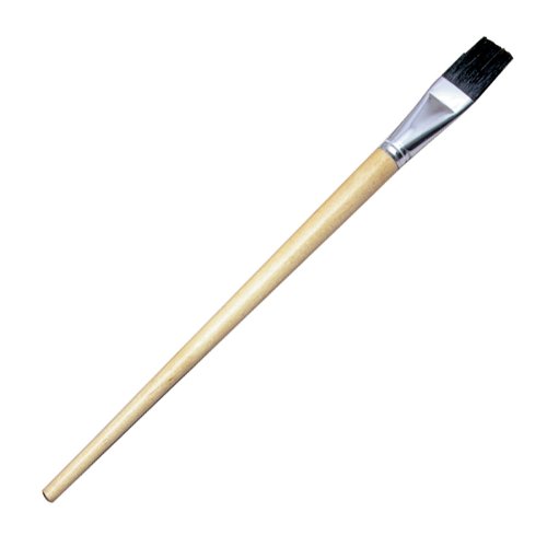 Charles Leonard Flat Tip Easel Paint Brushes with Long Handle, 1 I...