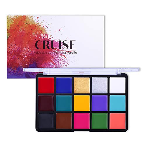 Charmcode Face Body Paint Oil, Professional 15 Colors FX Makeup Pa...