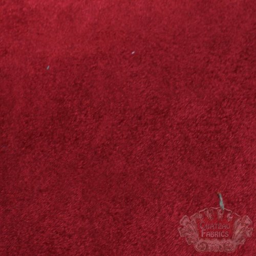 Suede Microsuede Upholstery Fabric-Red- 58 Sold By The Yard -Pass...