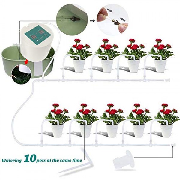Automatic Irrigation Kit, Self Watering System, with Elect...