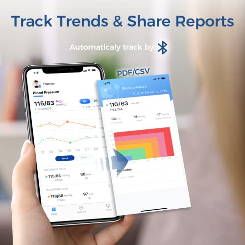 Checkme BP2 Bluetooth Blood Pressure Monitor for Home Use | Wirele...