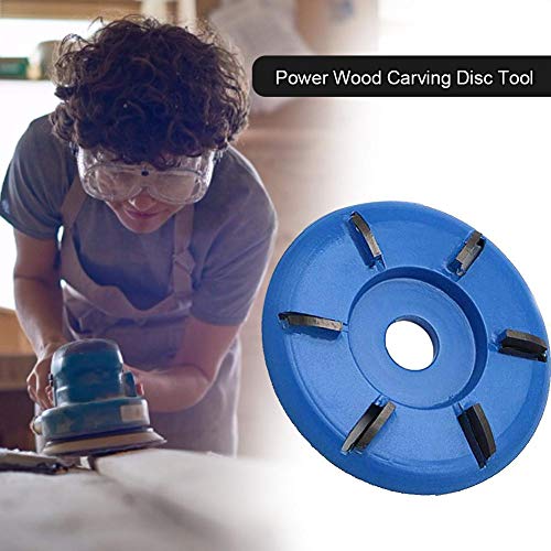 6 Teeth Bore Power Wood Carving Disc Tool Milling Cutter for Diame...