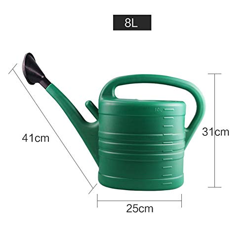 Large Green Watering Can for Outdoor House Plants Long Spout Garde...