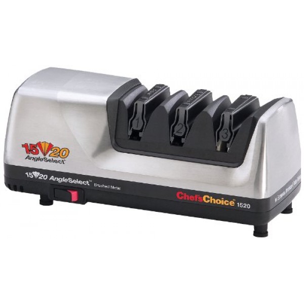 ChefsChoice Hone Electric Knife Sharpener for 15 and 20-degree Kn...