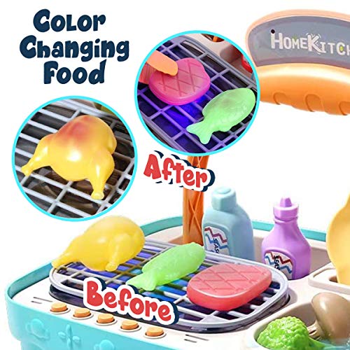 Cheffun Play Kitchen Set toys for Kids - Educational Pretend Play ...