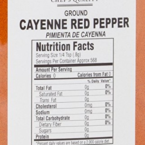 Ground Cayenne Red Pepper Powder- Chefs Quality, 1 LB 16Oz