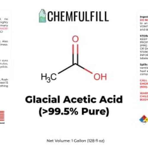 Chemfulfill Glacial Acetic Acid 99% Pure – High Purity Ethanoic Ac...