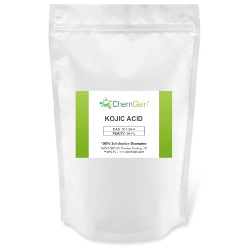 Kojic Acid Powder - 250 g 8.8 oz - Ultra Pure - CAS 501-30-4