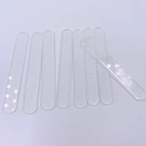 Reusable Acrylic Cakesicle Popsicle Sticks Pack of 50 Clear Glitter