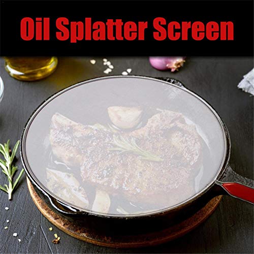 Grease Splatter Screen For Frying Pan 7.5 - Stops 99 Of Hot Oil S...