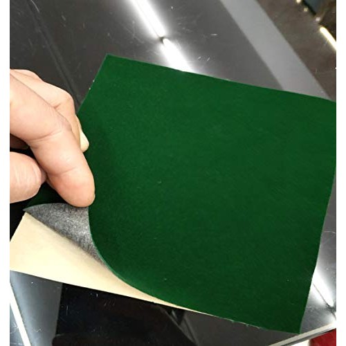 Self Adhesive Green Velvet Flocking Liner for Jewelry Drawer Art C...