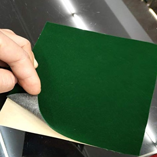 Self Adhesive Green Velvet Flocking Liner for Jewelry Drawer Art C...