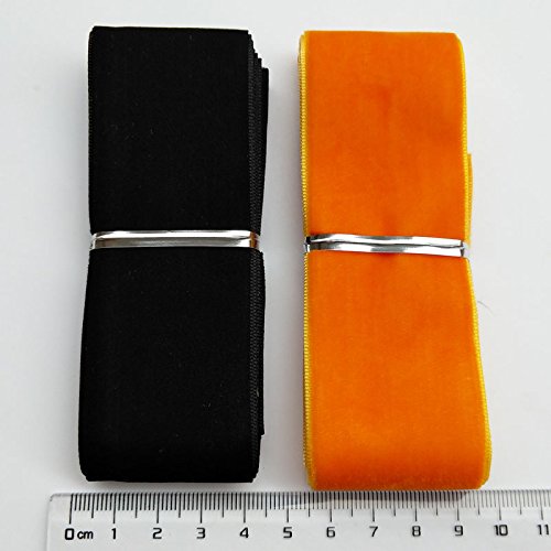 Chenkou Craft 20Yards 1 1/2 Velvet Ribbon Total 20 Colors Assorte...