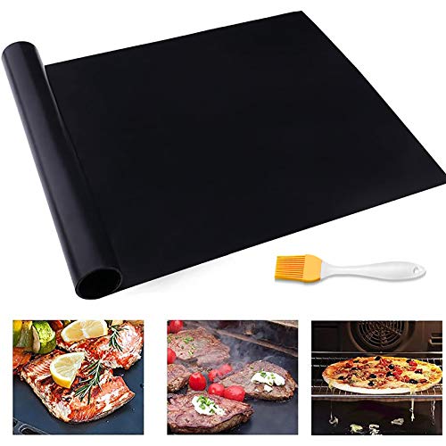 CHERAINTI Grill Mat Oven Liner 70x16 Non-Stick Reusable Barbecue...