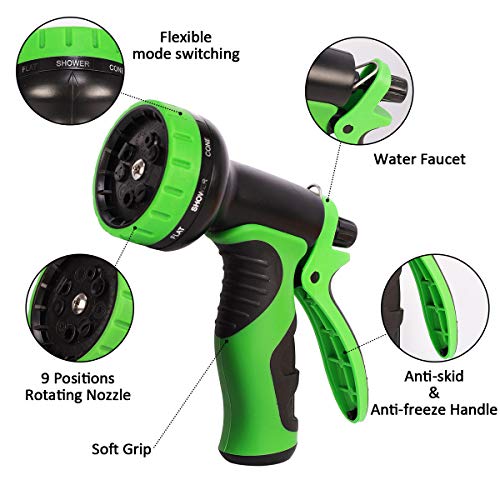 CherishGard 50ft Garden Hose, Upgraded Expandable Lightweight Weav...