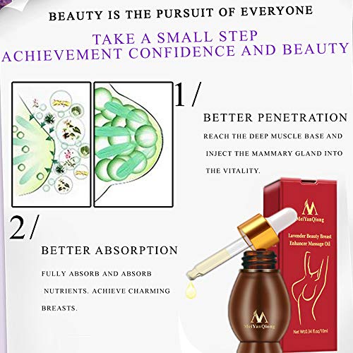 Chezaa Lavender Beauty Breast Enhancer Massage Oil Breast Massage ...