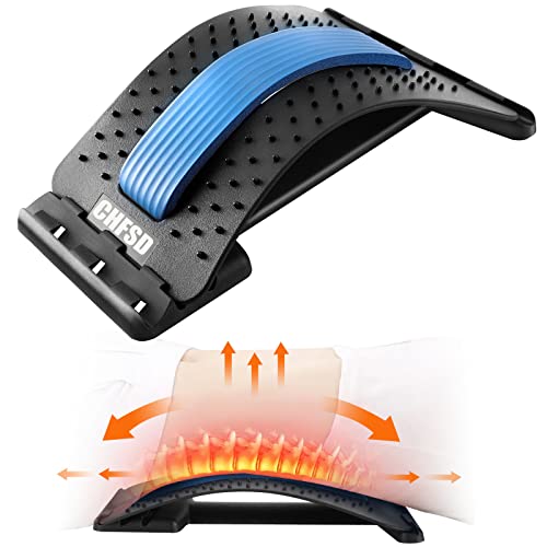 CHFSD Back Stretcher for Pain Relief, Multi-Level Back Cracker Low...