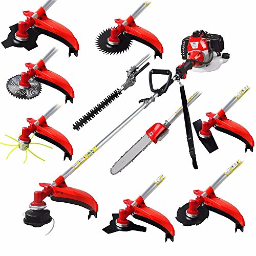 CHIKURA Multi 52CC 2-Strokes 10 in 1 Brush Cutter Grass Trimmer La...