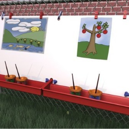 Manta Ray S3102 46W x 22-1/2H Double Fence Easel