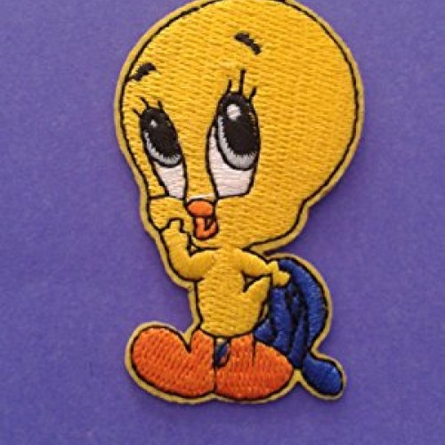 2 pieces Baby Bird Iron On Patch Applique Children Motif Fabric Ca...