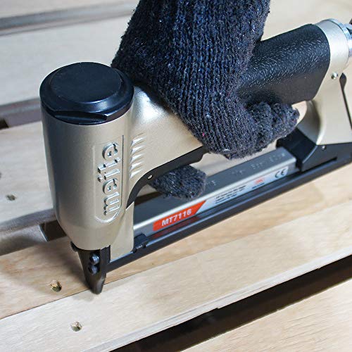 MT7116 Pneumatic Upholstery Stapler - 22 Gauge 71 Series 3/8-inch ...