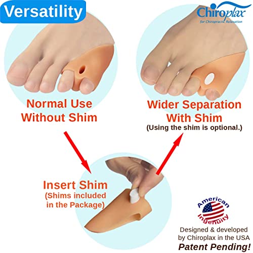 Chiroplax Tailors Bunion Corrector Pads Bunionette Pain Relief Pi...