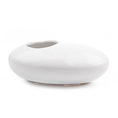 Chive – Pebble Ceramic, Multi Use Indoor Planter Pot, Ikebana Flow...