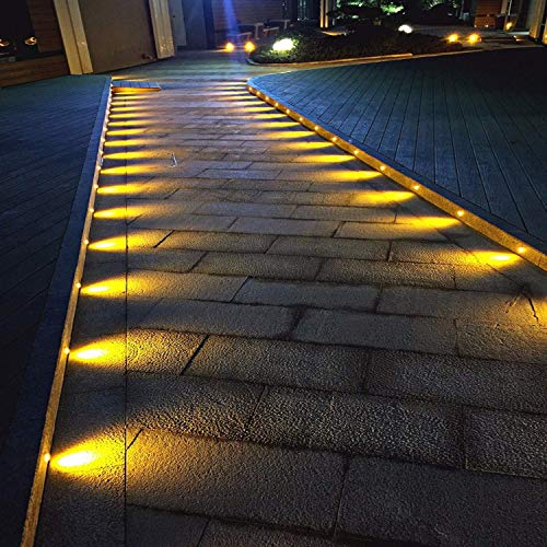 CHNXU RGB LED Deck Lights Kit with Transformer and Remote Control,...