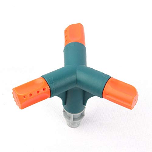 Choolle - Three Fork Automatic Rotating 360 Degrees Spray Nozzle G...