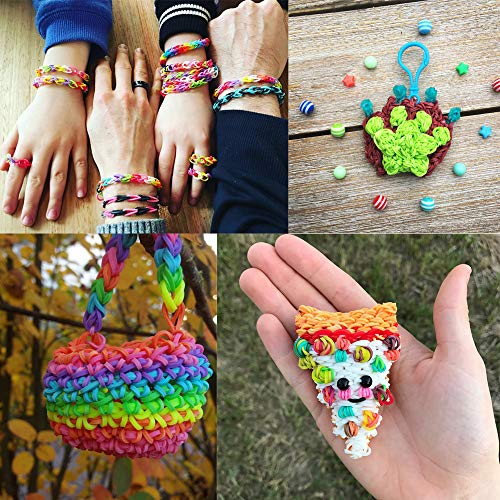 15000+ Loom Rubber Band Refill Kit in 31 Colors, Bracelet Making K...