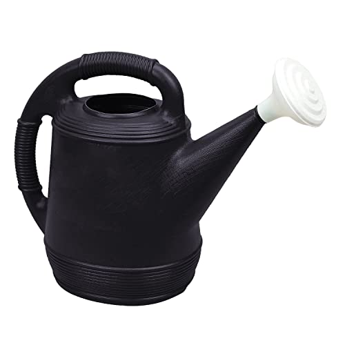 2 Gallon Resin Watering Can, Black