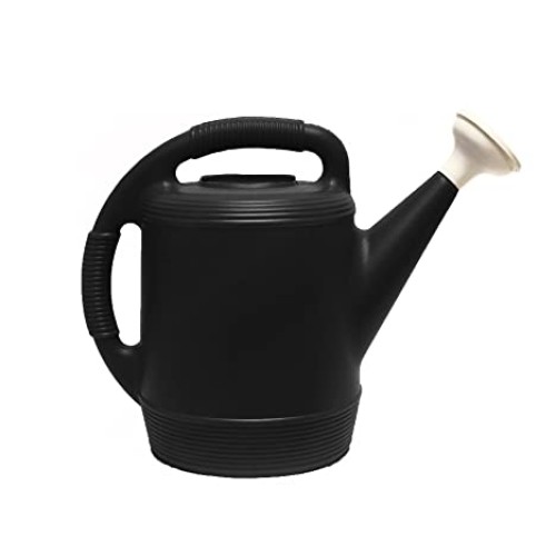 2 Gallon Resin Watering Can, Black