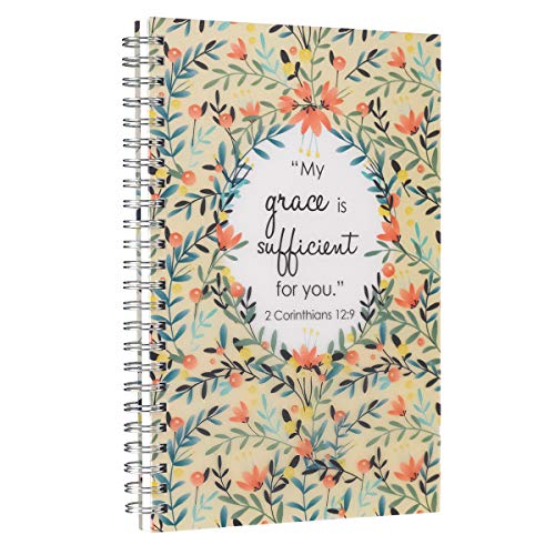 My Grace is Sufficient Wirebound Notebook for Women - 2 Corinthian...