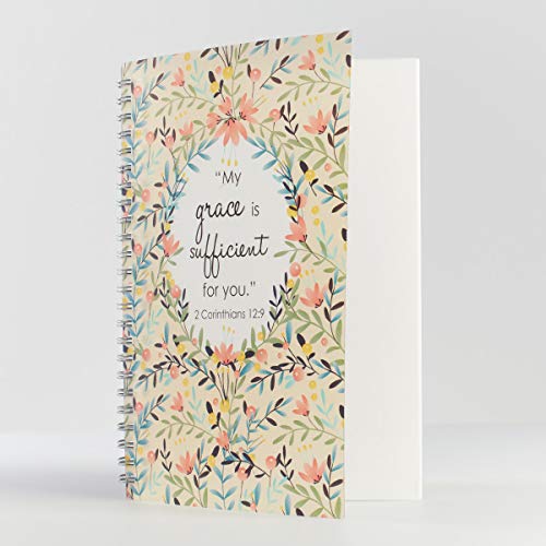 My Grace is Sufficient Wirebound Notebook for Women - 2 Corinthian...