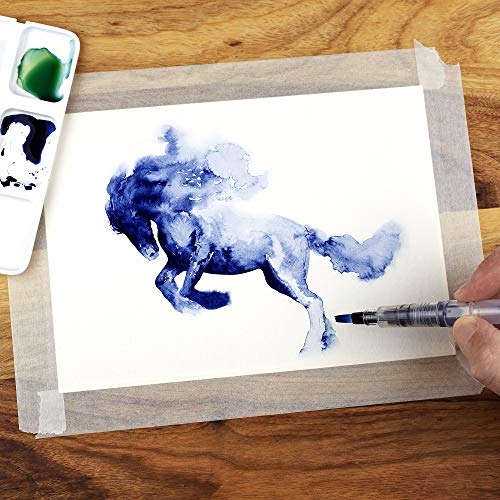 Water Brush Pens by Chromatek. Set of 6 Aqua Pen Painting Brushes....