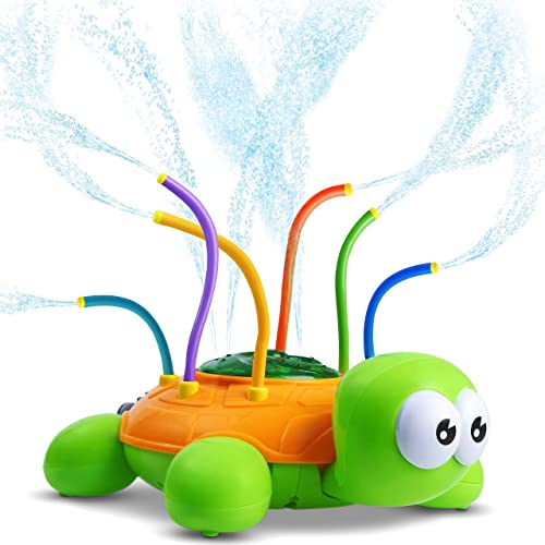 Chuchik Outdoor Water Spray Sprinkler for Kids and Toddlers - Back...