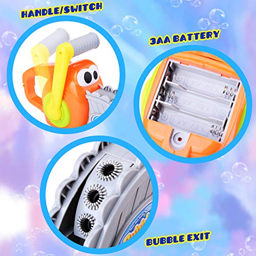 CHYBFU Bubble Machine for Kids, Manual Bubble Blower 2000+ Bubbles...